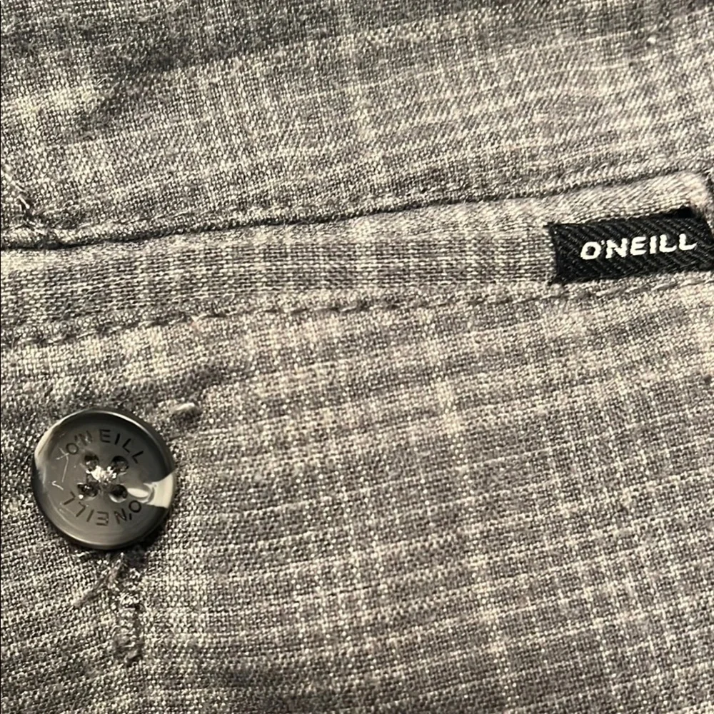 O’Neill Men's Gray Plaid Shorts,34